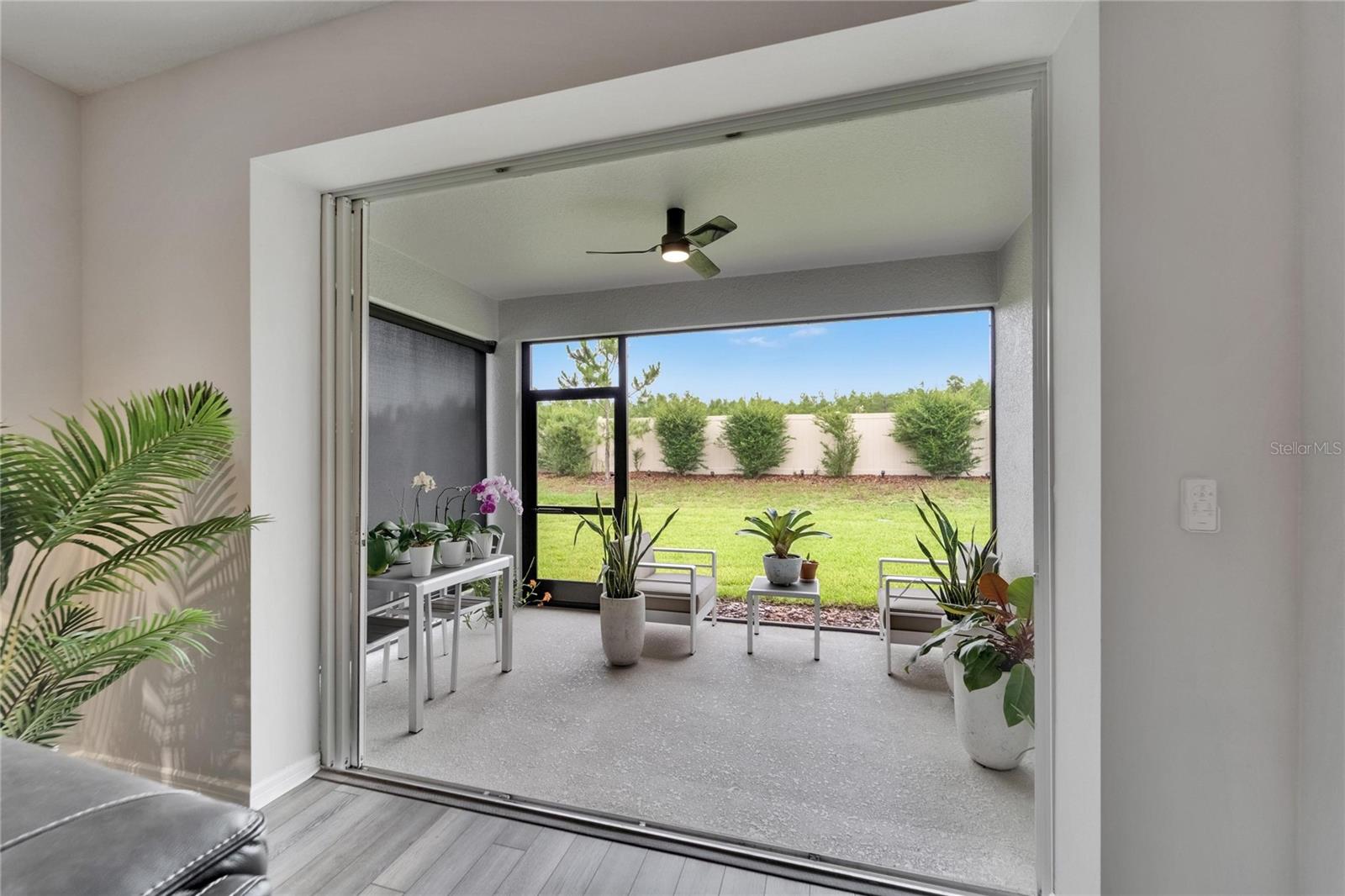 Entrance into lanai