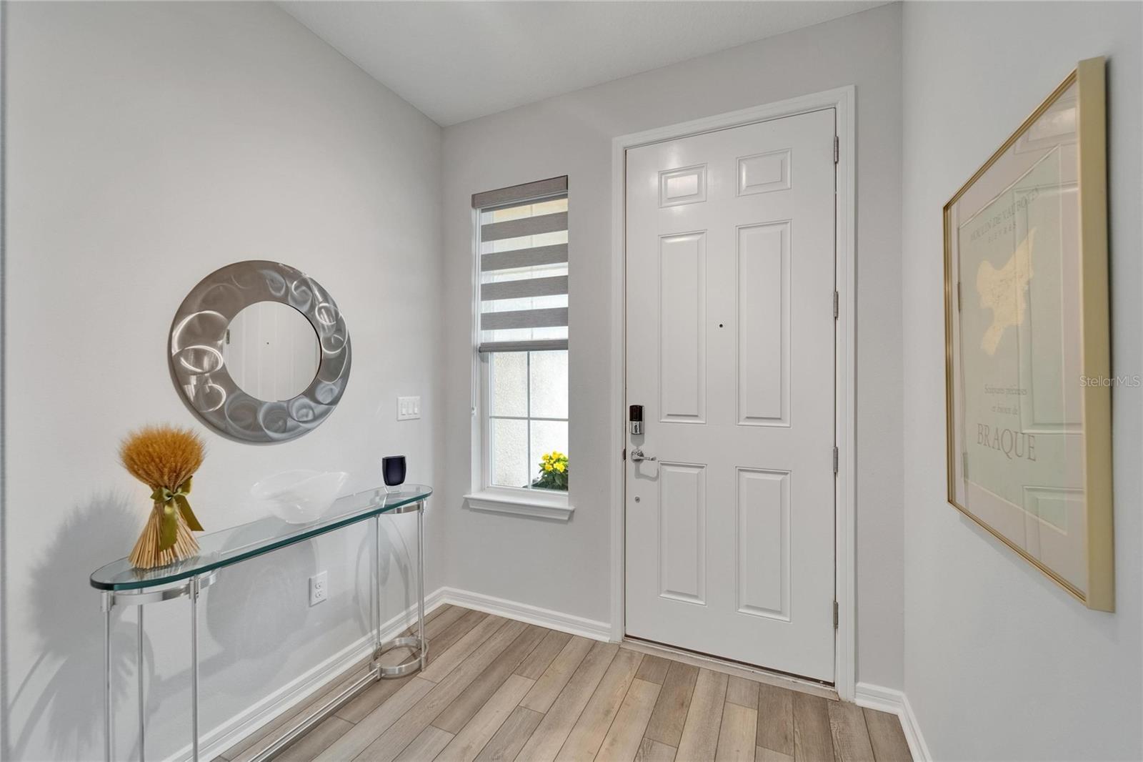 Foyer with closet