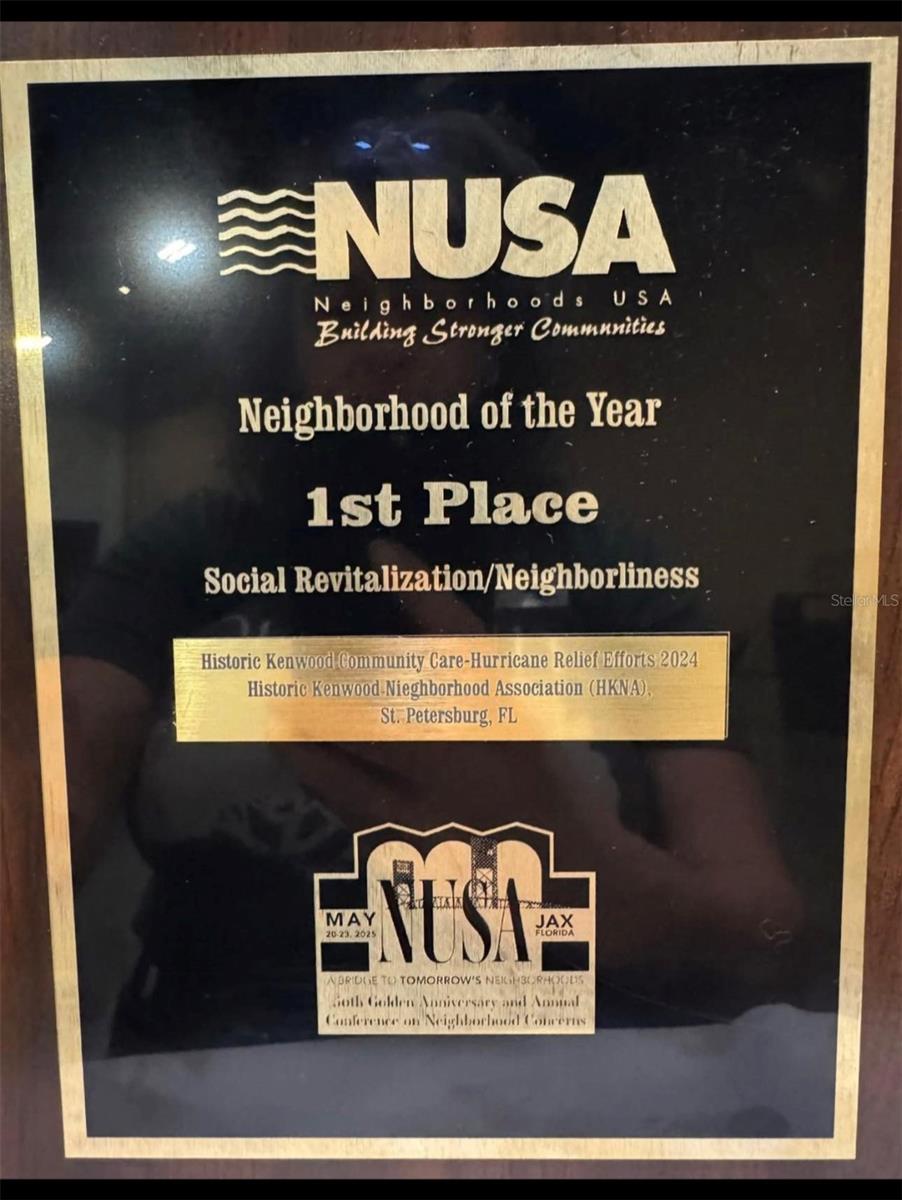 Top Neighborhood of the Year!