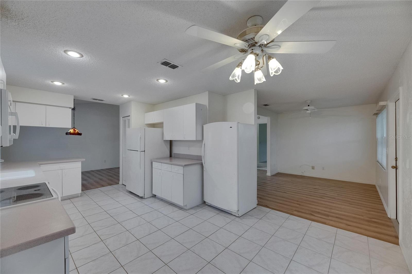 Freezer and all appliances stay with the home
