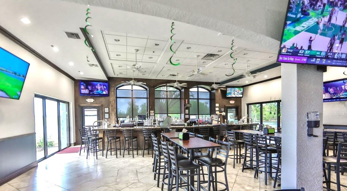 Full bar and sports grill
