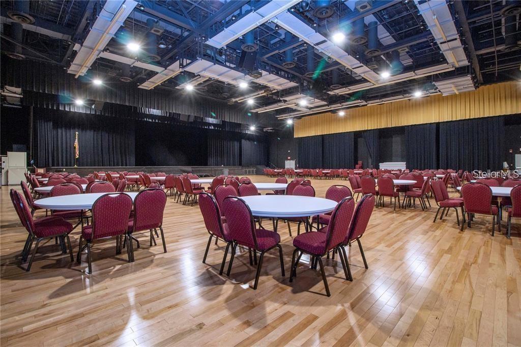 The 850-seat Veteran's theatre has something going on most every day