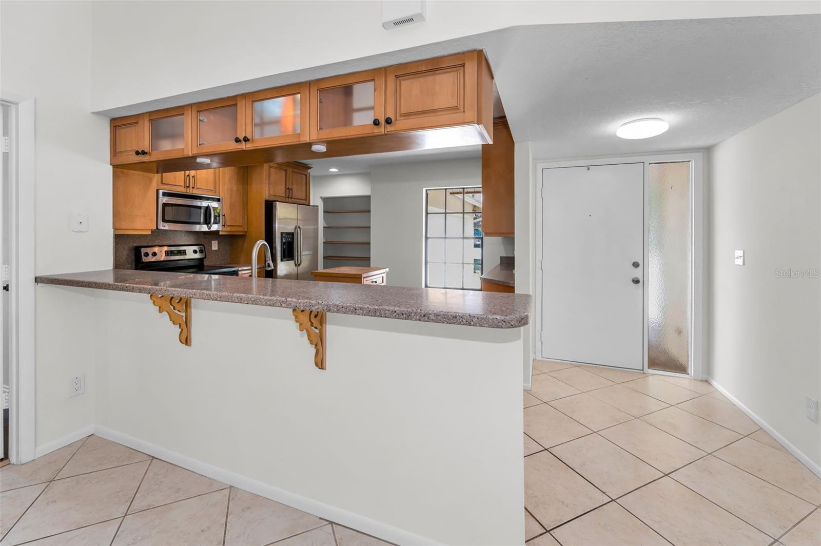 Front Entry and Kitchen