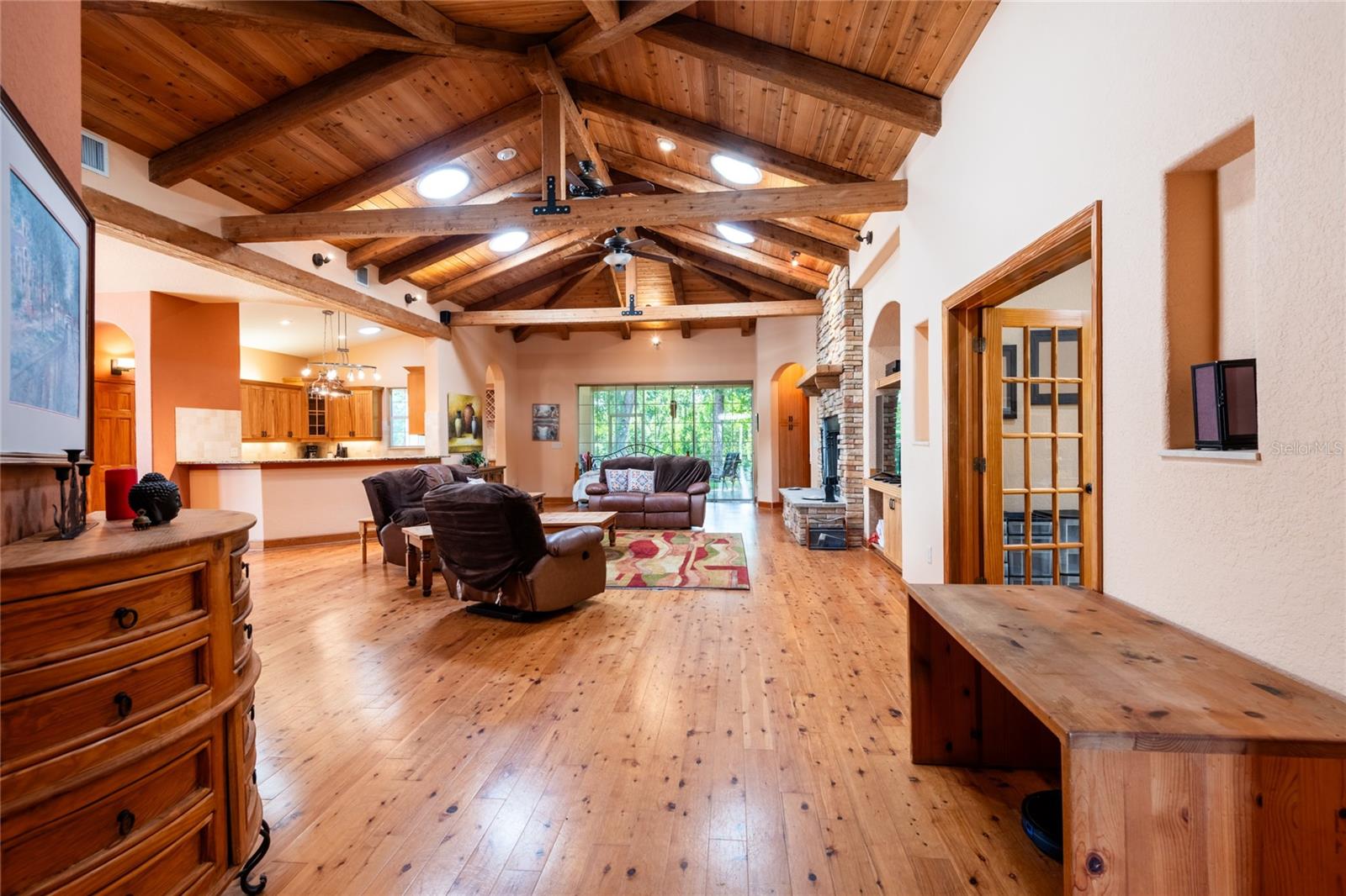 Stunning architecture throughout the home.