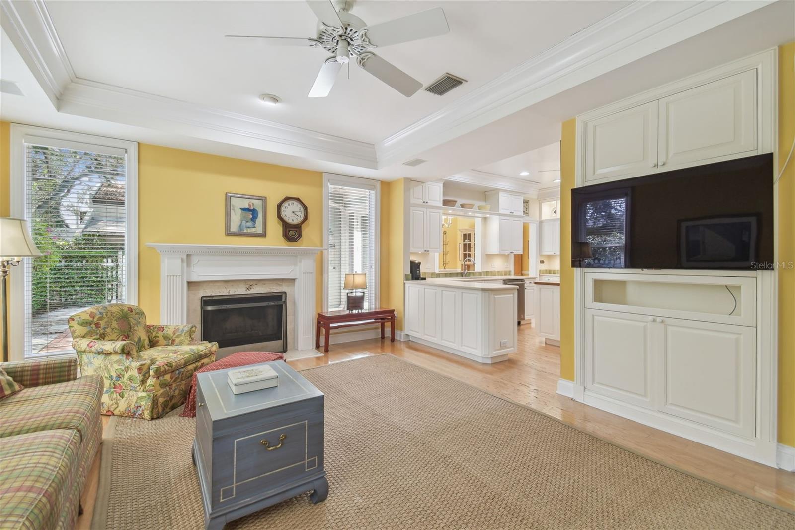 Family Room W/ Fireplace