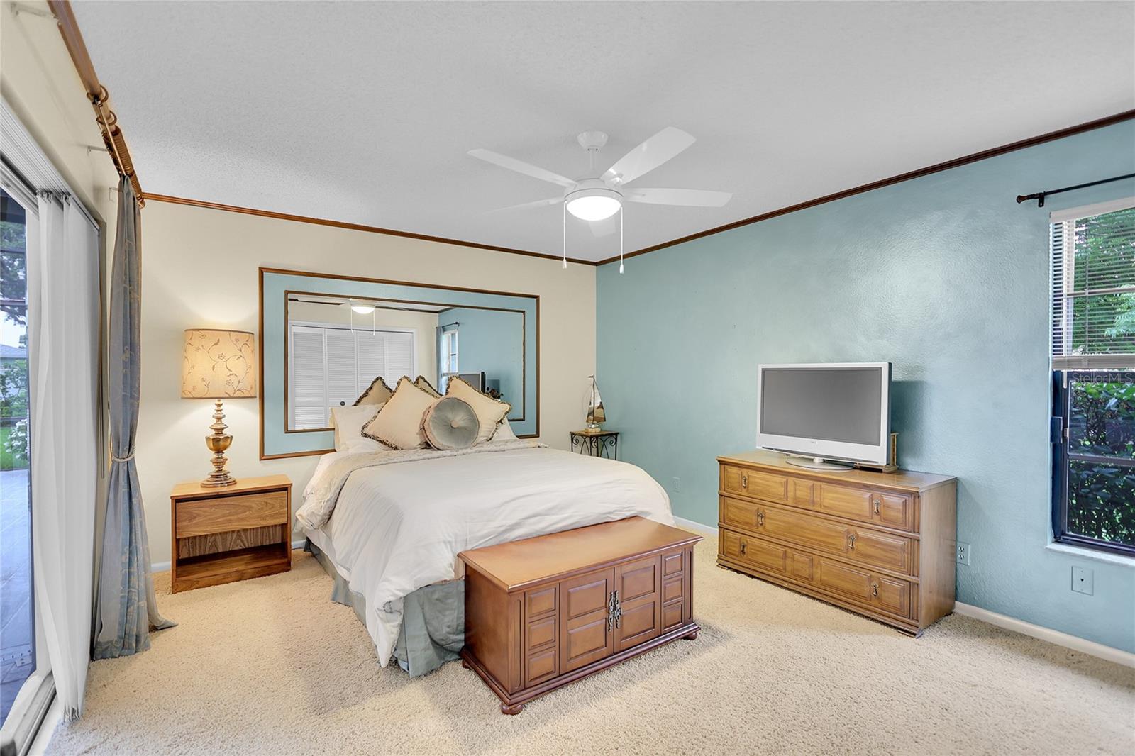 Bedroom #3 - opens to pool deck