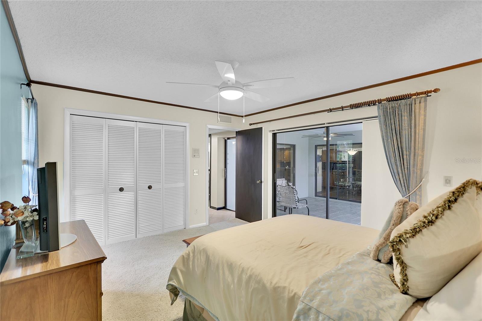 Bedroom #3 - opens to pool deck