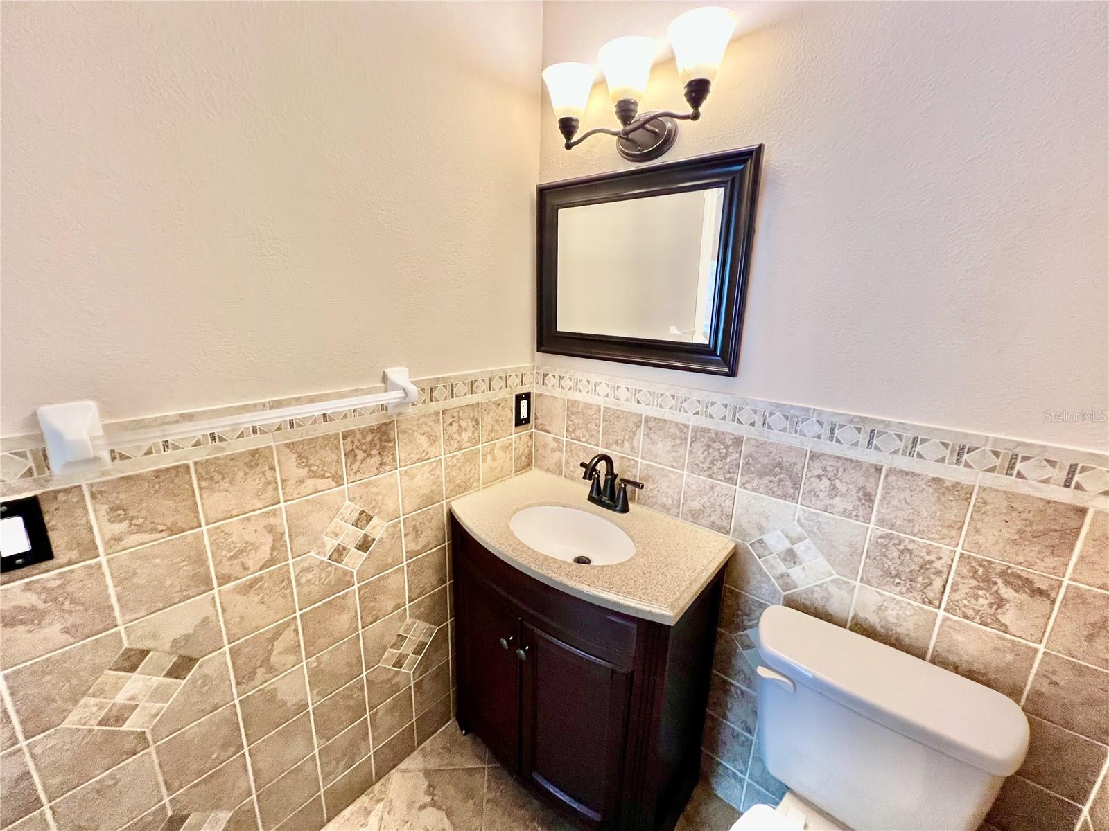 Powder Room on the1st Floor for guests.