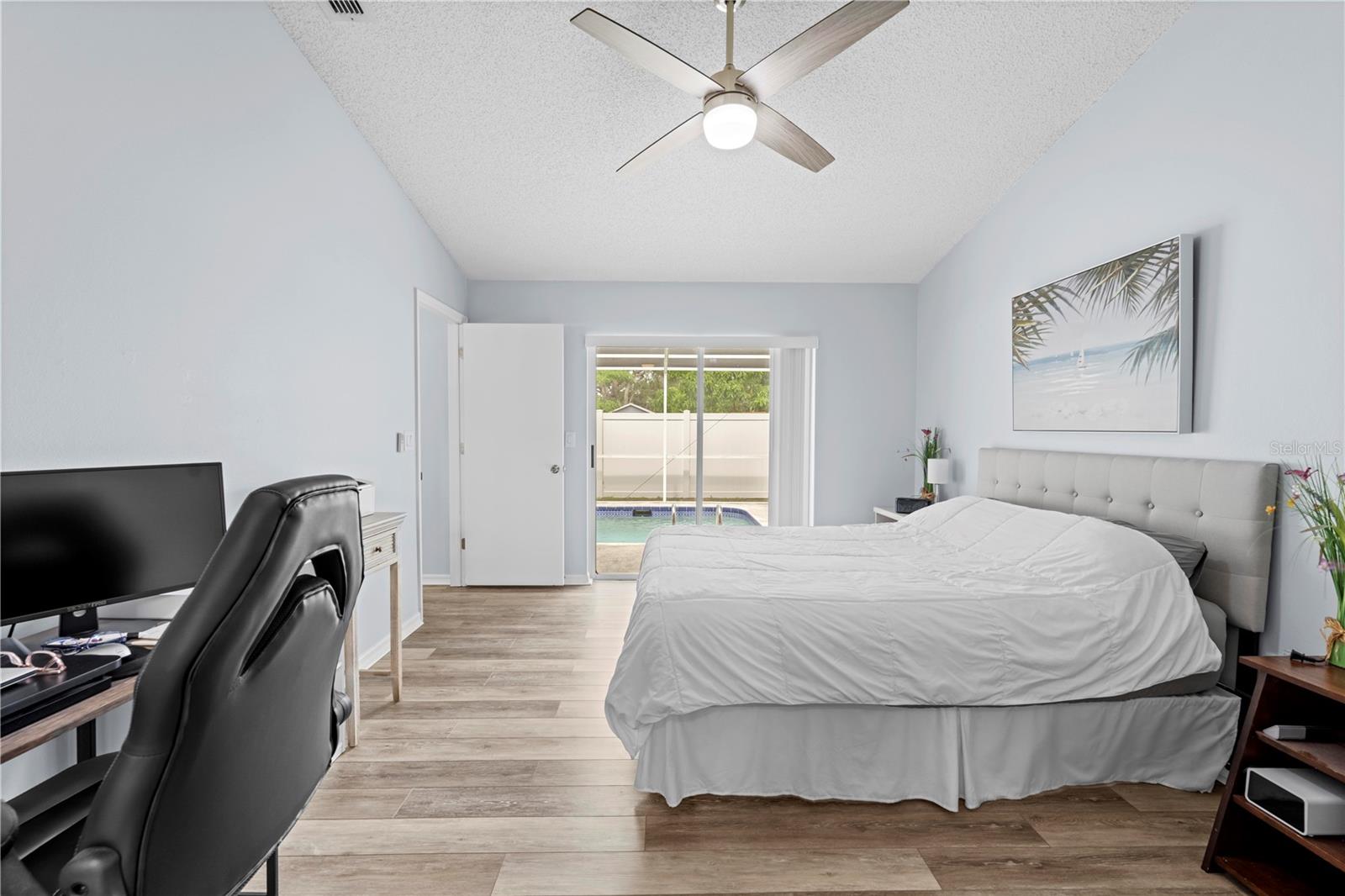 Master Bedroom to pool