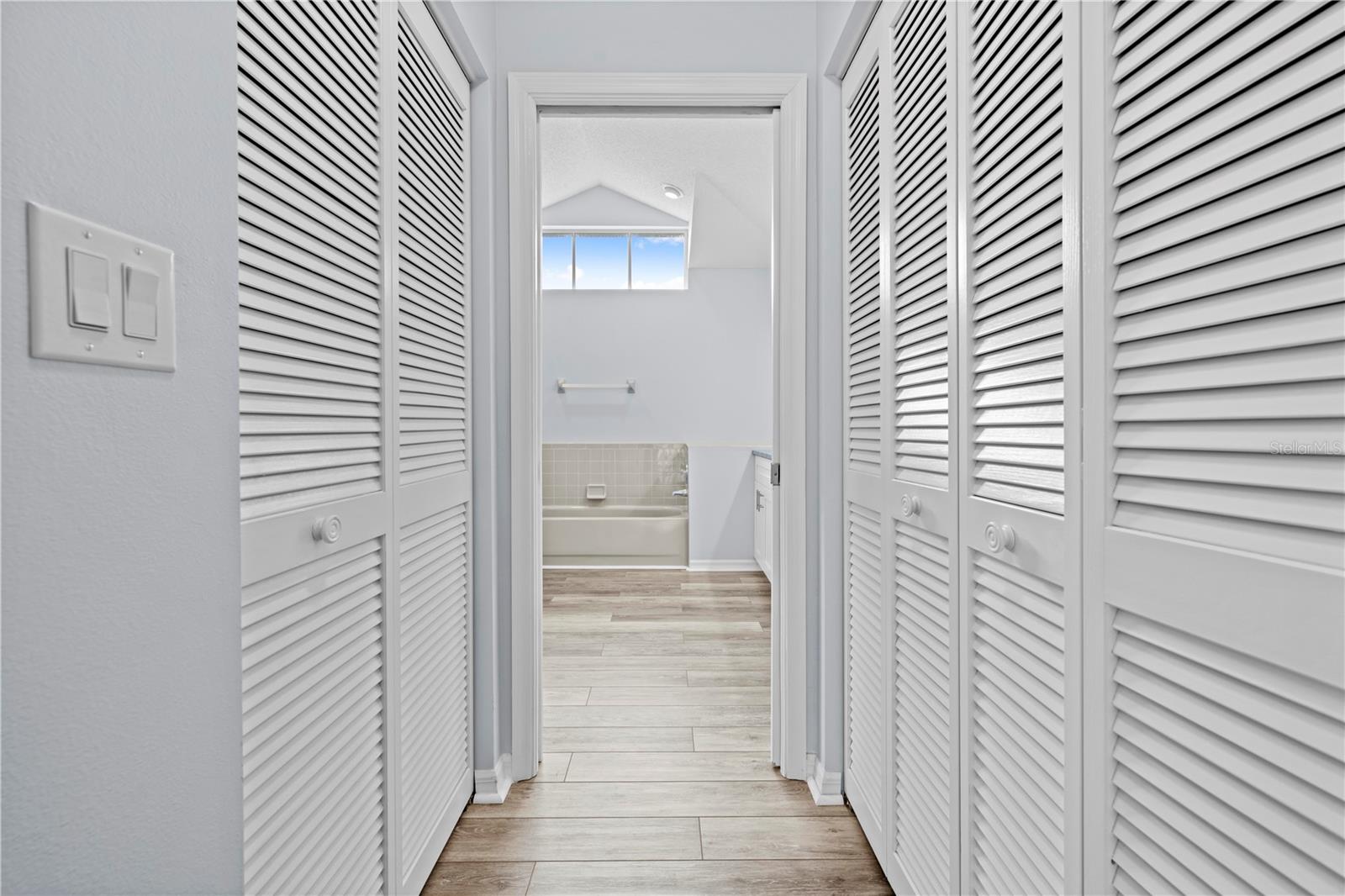 Master Bedroom Dual Closets