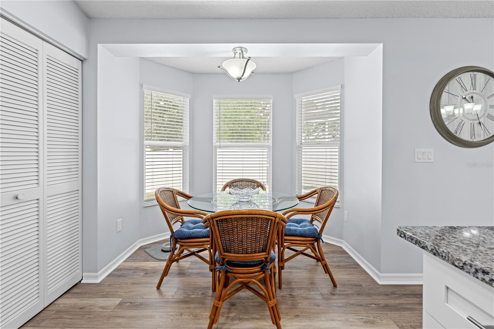 Kitchen Nook Area Overlooking Pool Lanai