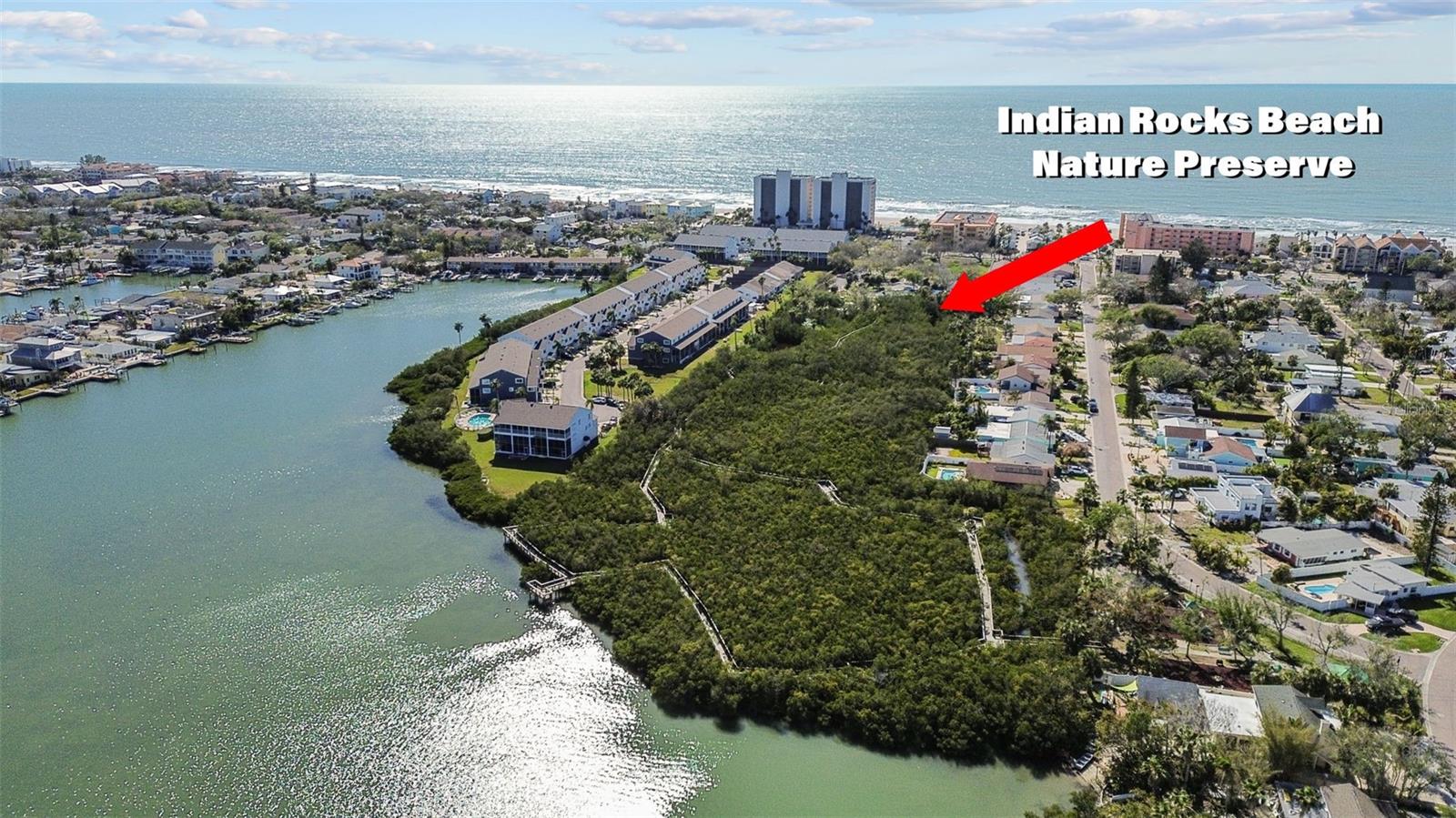 Welcome to 819 Gulf Blvd, a charming 2-bedroom, 1-bath ranch-style quaint Bungalow located just steps from beach access on the stunning shores of Indian Rocks Beach, Indian Rocks Beach Nature Preserve with public dog park and a Boardwalk to through the Mangroves on the Intercoastal.