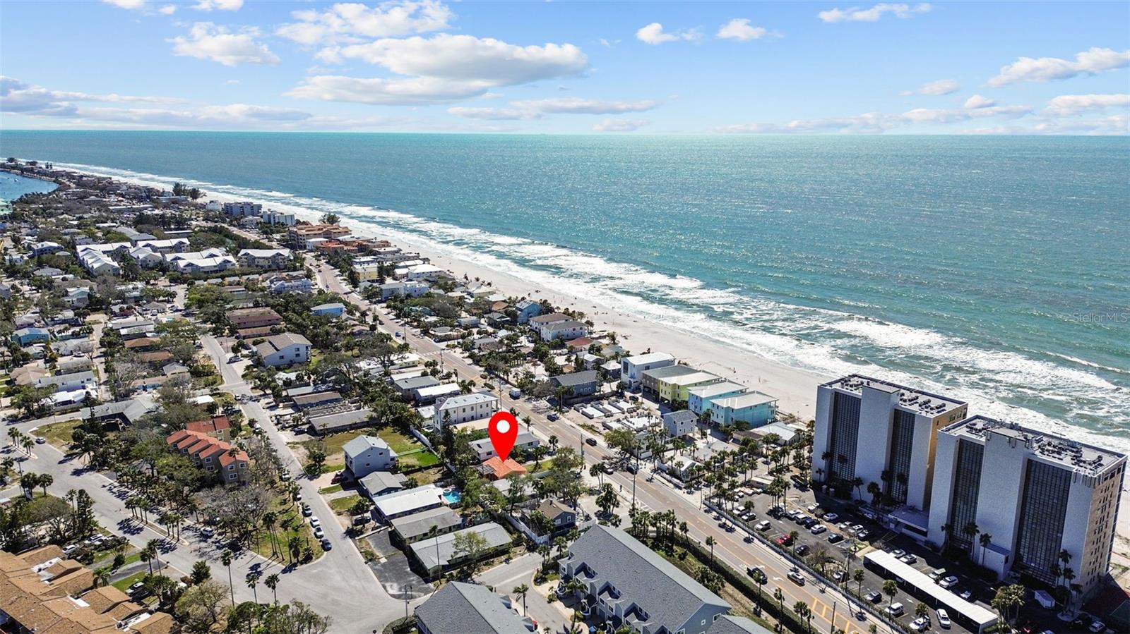 Welcome to 819 Gulf Blvd, a charming 2-bedroom, 1-bath ranch-style quaint Bungalow located just steps from beach access on the stunning shores of Indian Rocks Beach, Indian Rocks Beach Nature Preserve with public dog park and a Boardwalk to through the Mangroves on the Intercoastal.
