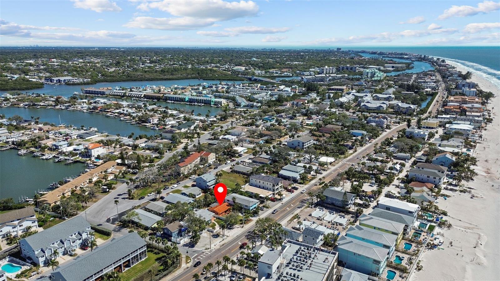 Welcome to 819 Gulf Blvd, a charming 2-bedroom, 1-bath ranch-style quaint Bungalow located just steps from beach access on the stunning shores of Indian Rocks Beach, Indian Rocks Beach Nature Preserve with public dog park and a Boardwalk to through the Mangroves on the Intercoastal.