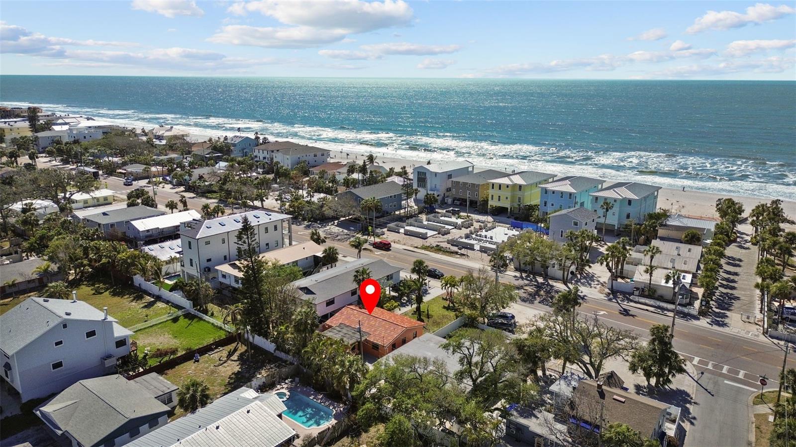 Welcome to 819 Gulf Blvd, a charming 2-bedroom, 1-bath ranch-style quaint Bungalow located just steps from beach access on the stunning shores of Indian Rocks Beach, Indian Rocks Beach Nature Preserve with public dog park and a Boardwalk to through the Mangroves on the Intercoastal.