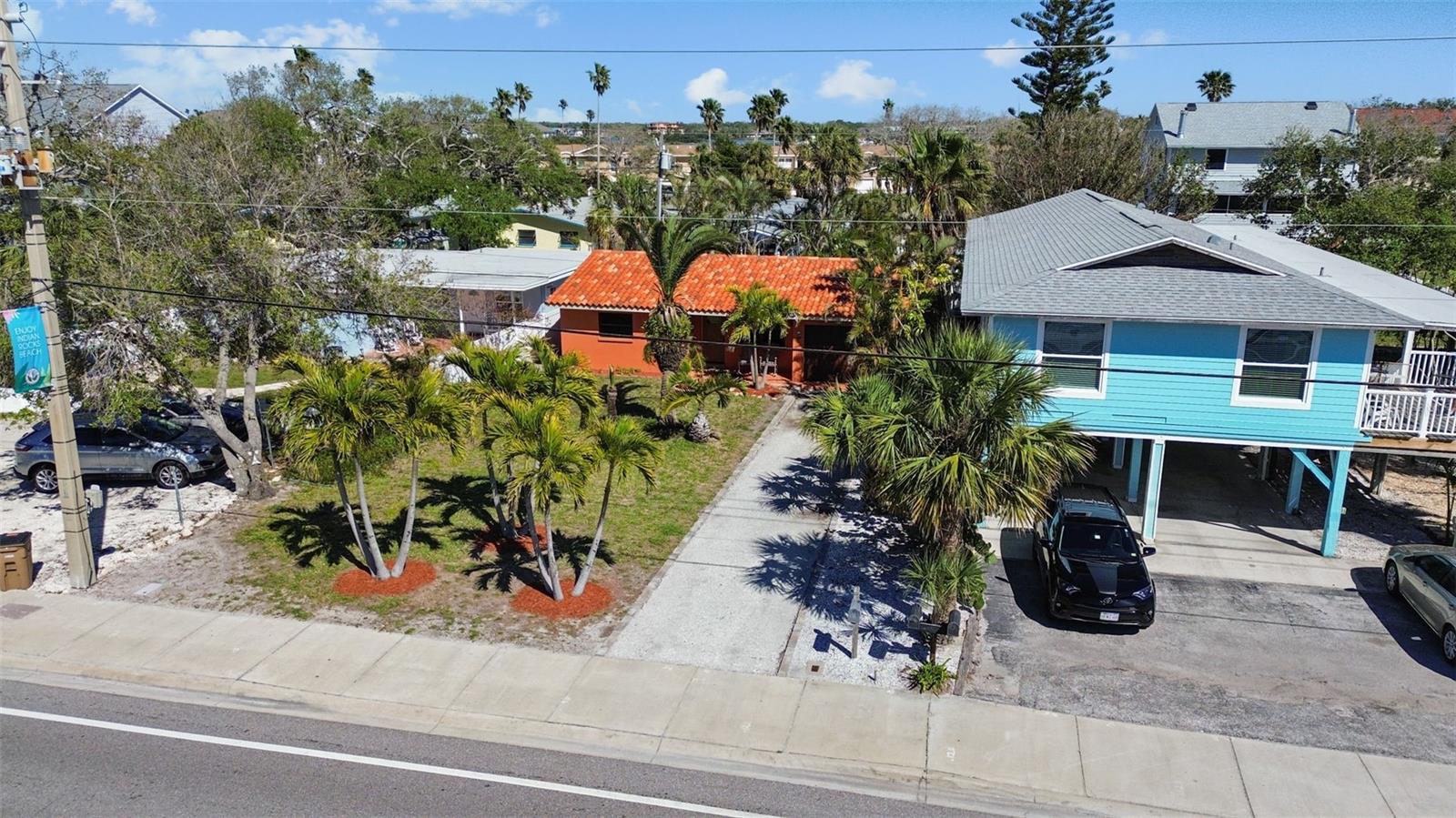Welcome to 819 Gulf Blvd, a charming 2-bedroom, 1-bath ranch-style quaint Bungalow located just steps from beach access on the stunning shores of Indian Rocks Beach, Indian Rocks Beach Nature Preserve with public dog park and a Boardwalk to through the Mangroves on the Intercoastal.