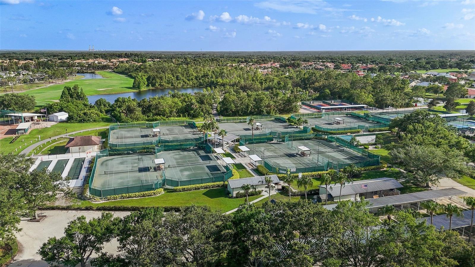 SCC Aerial Amenities Pickle ball Courts