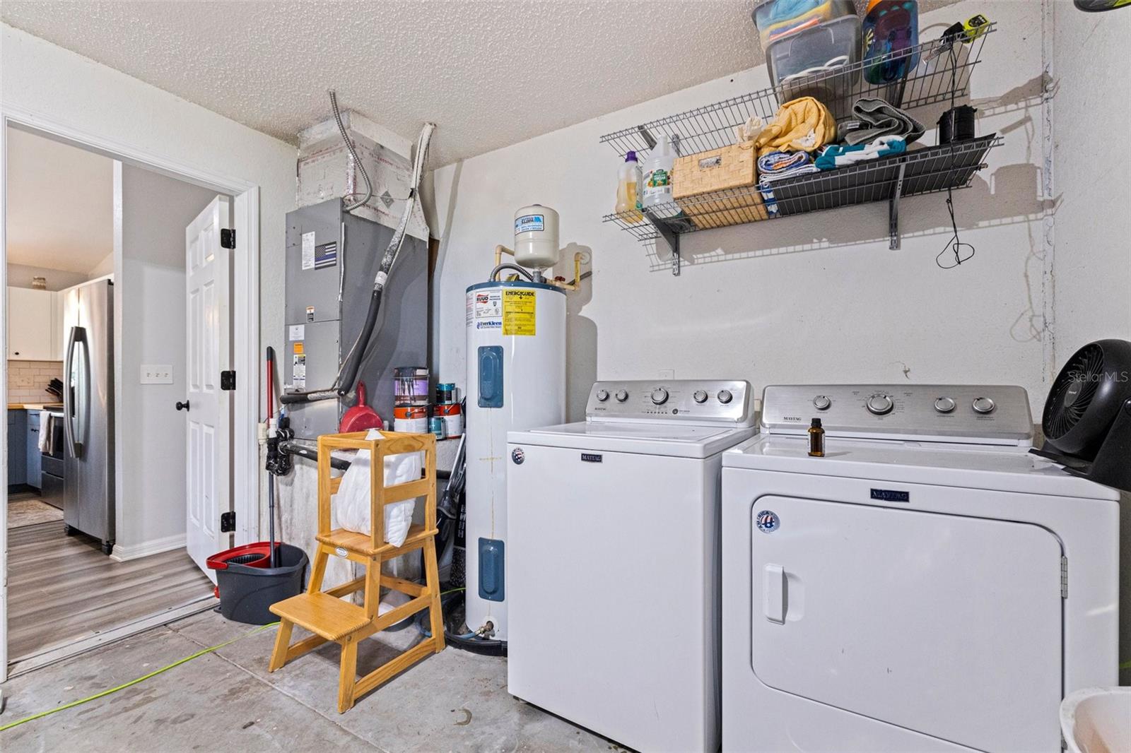 Laundry in Garage