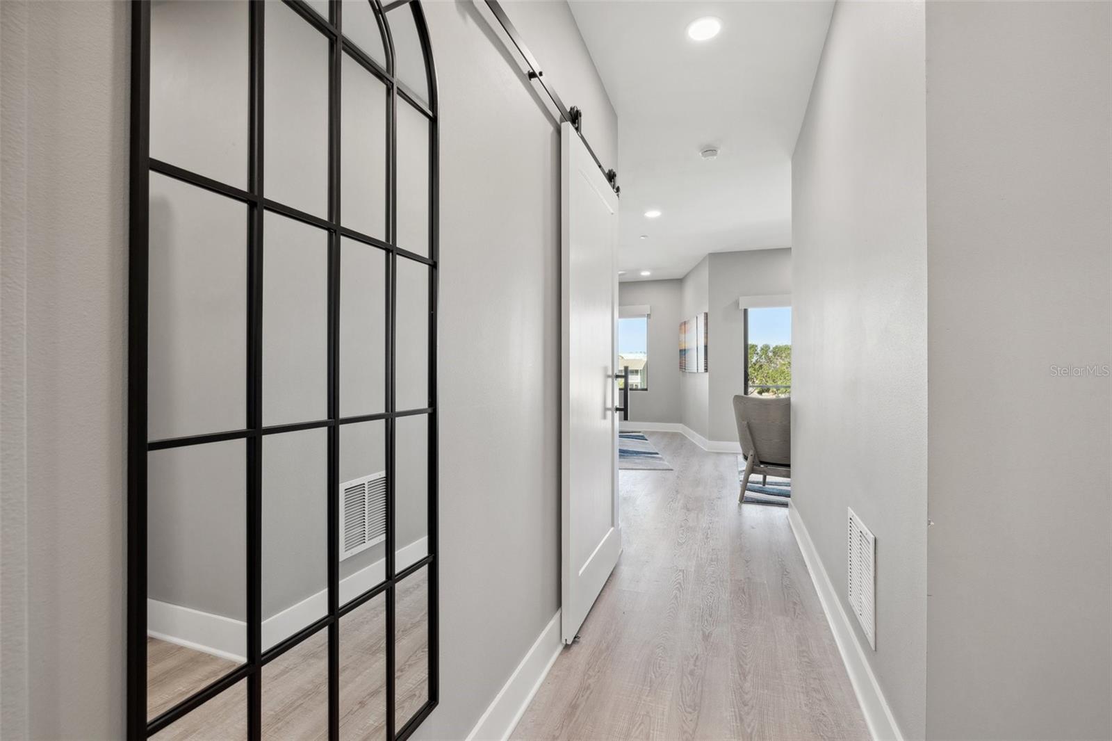 The Jewel entry to primary bedroom