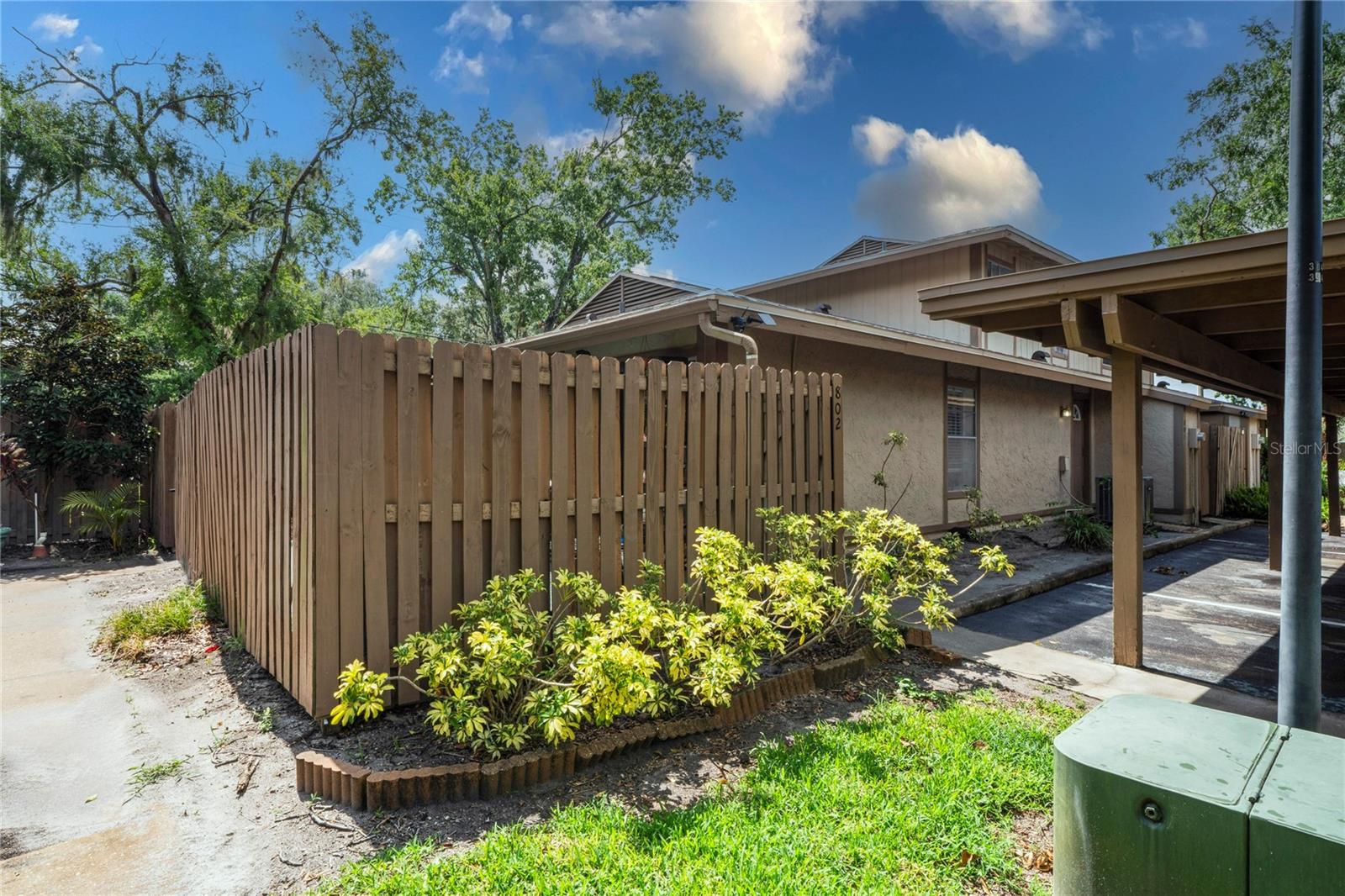 Private Fenced Yard