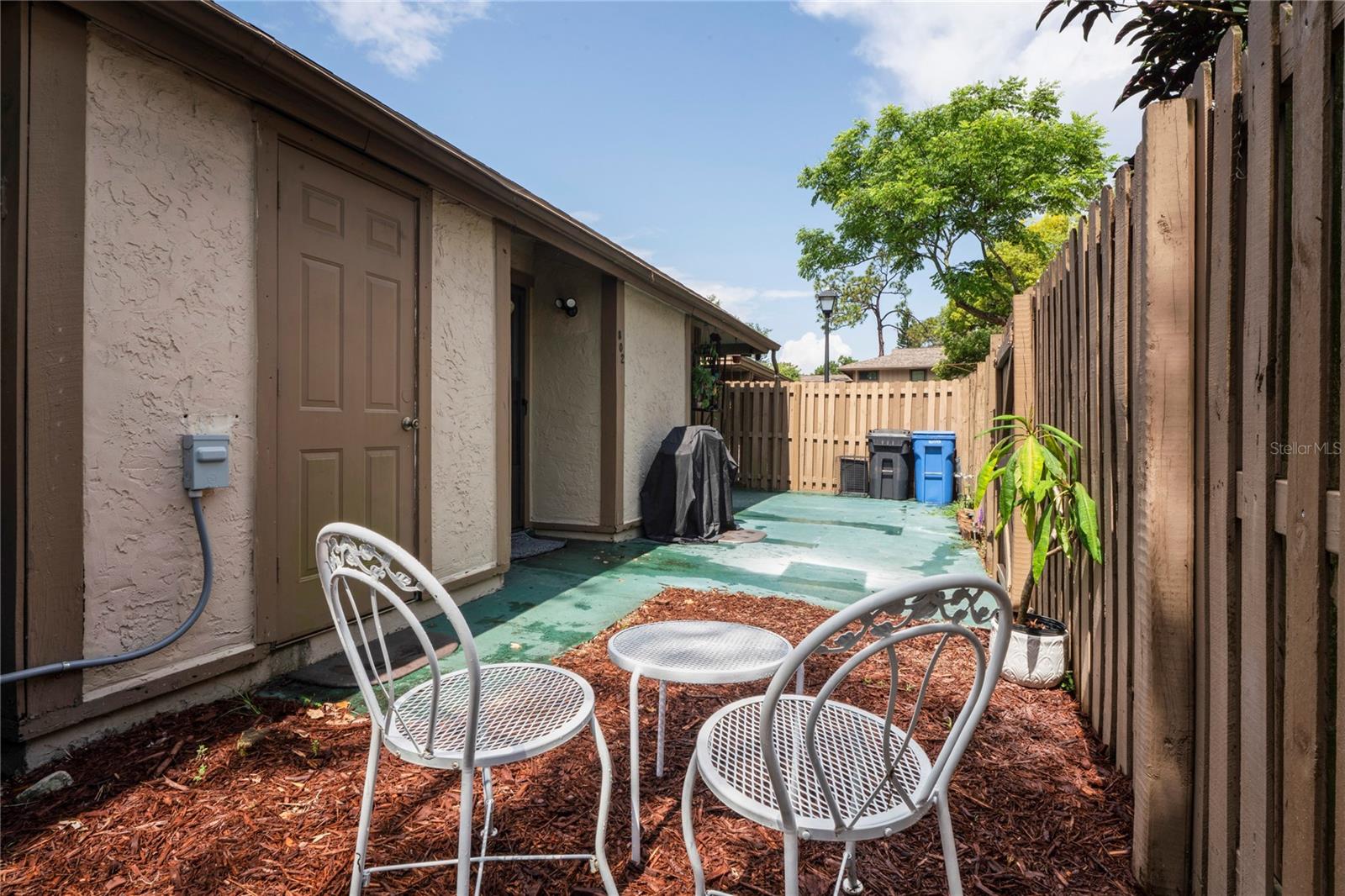 Spacious and Private Side Yard