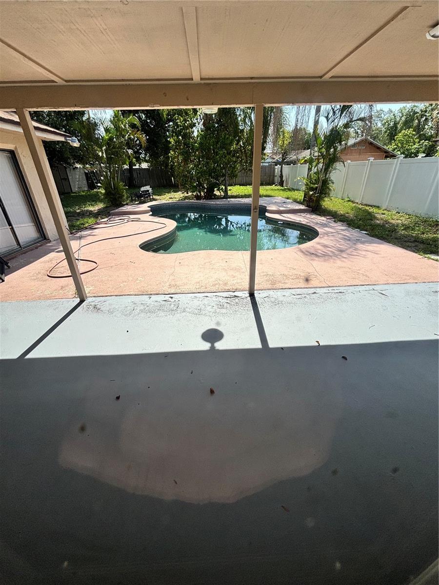 Porch with Pool