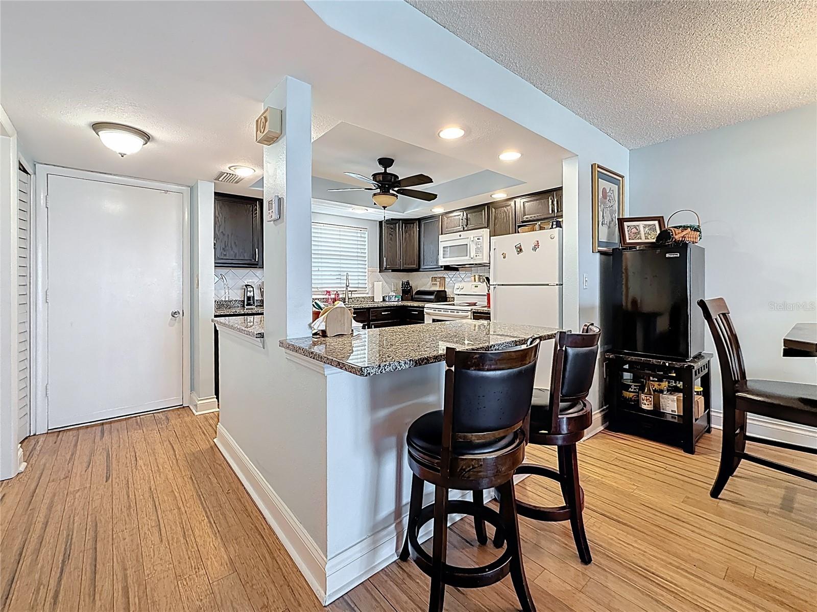 This is an added plus that you have a breakfast bar in the ktichen