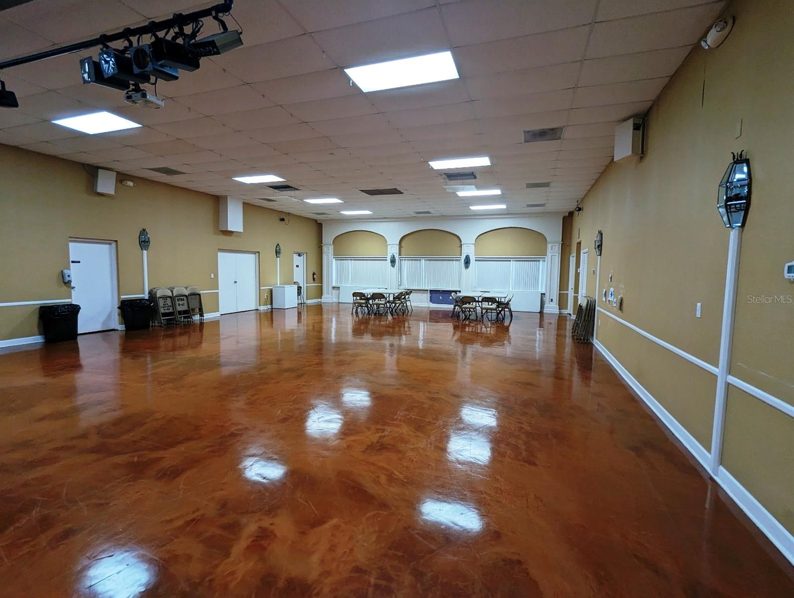 Entertainment room in the clubhouse at Sea Tower