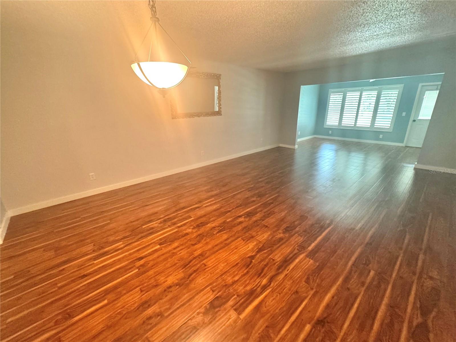 Combination dining and living room