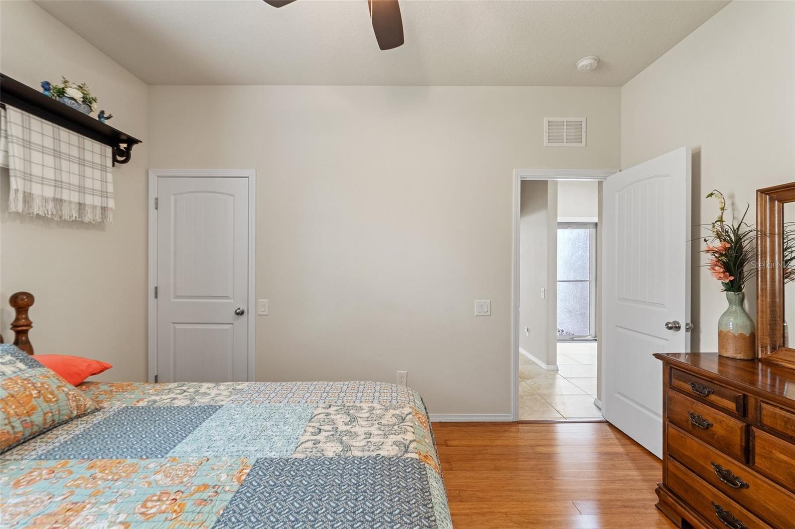 Bedroom #3 also easily fits a Queen bedroom set, has a walk-in closet.