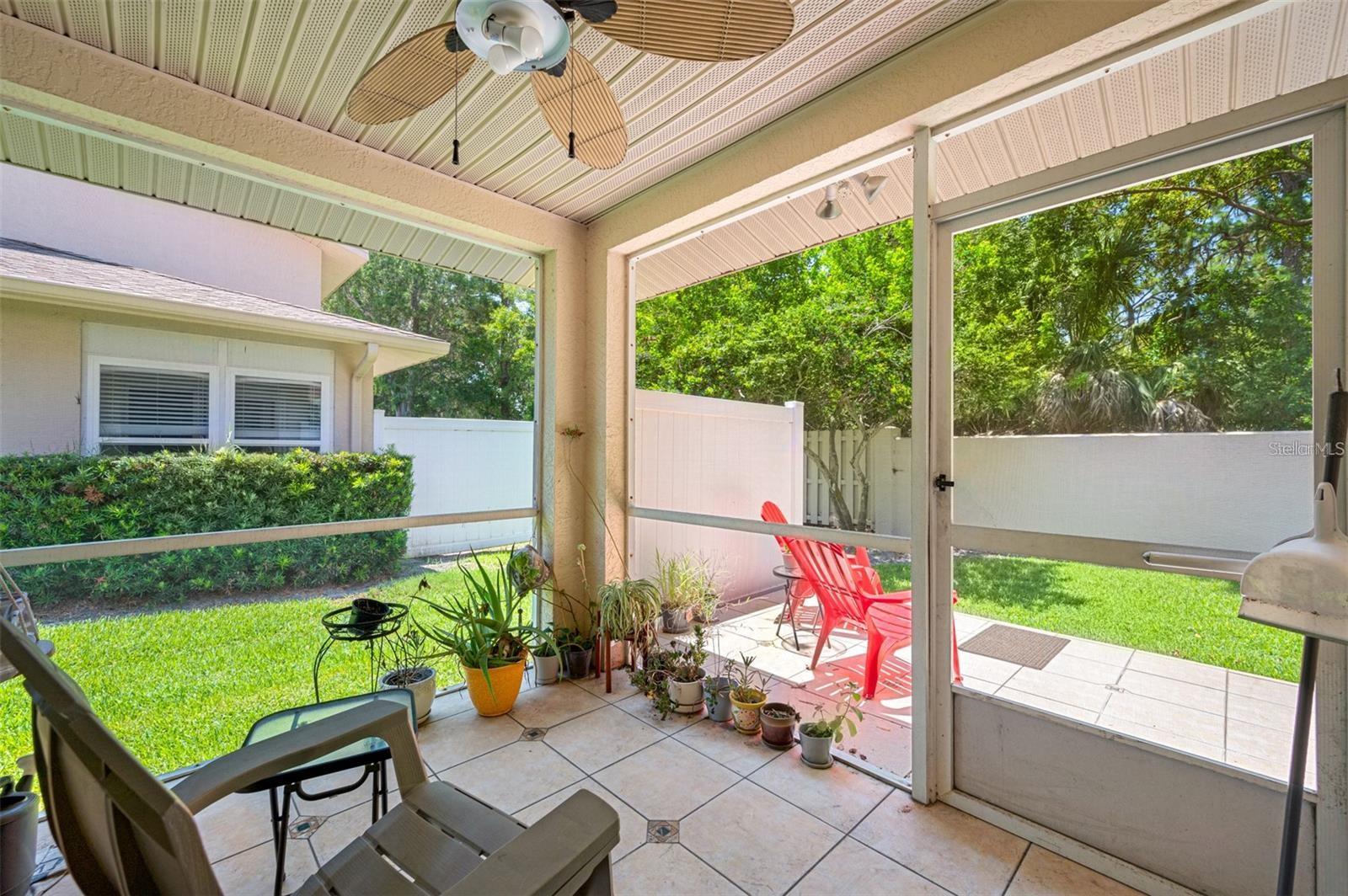Lovely Screened Patio
