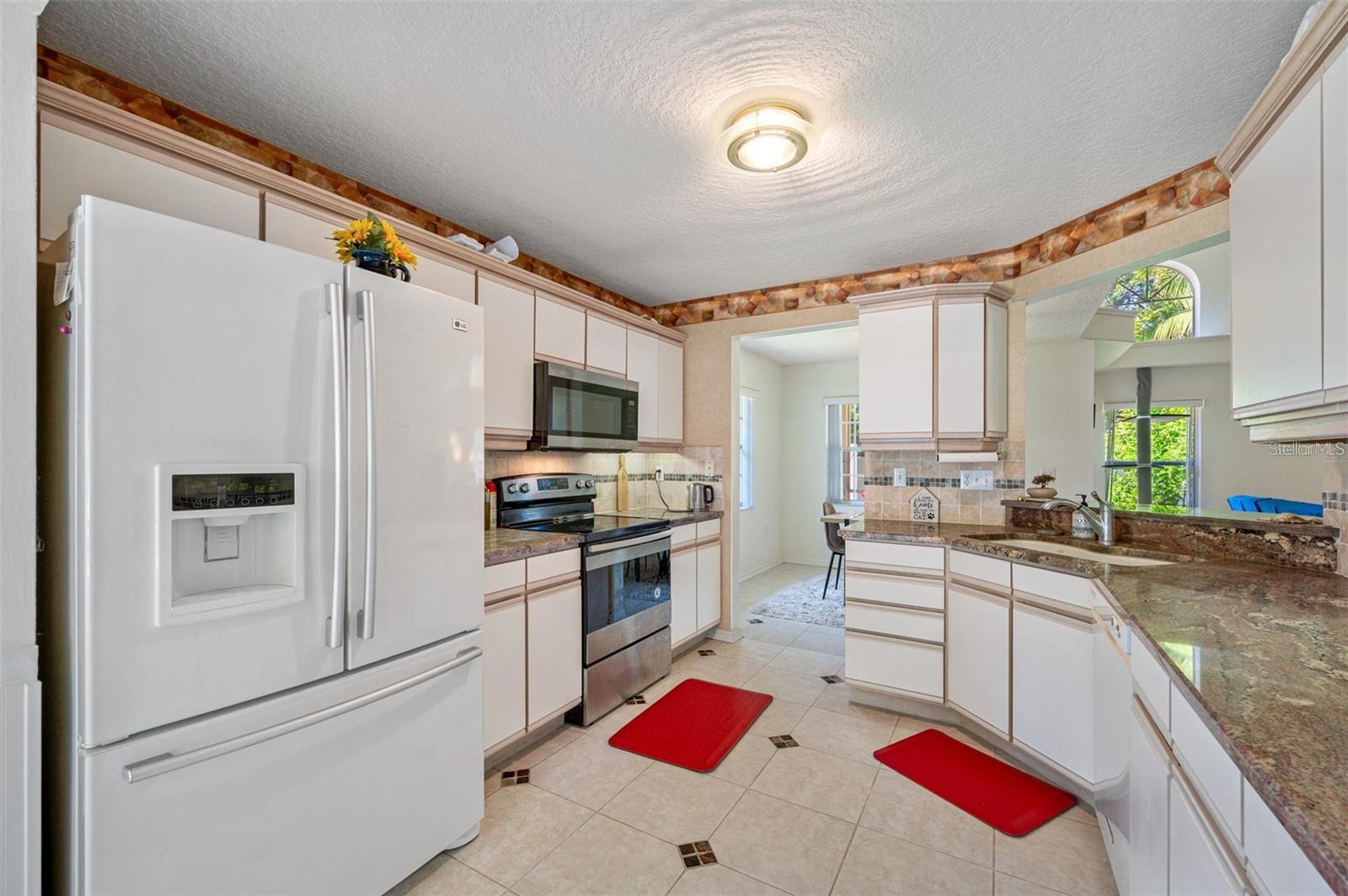 Plenty of cabinets.