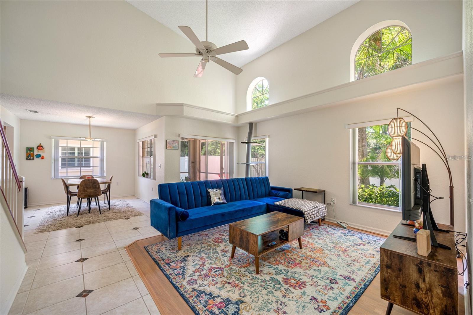 Open living room