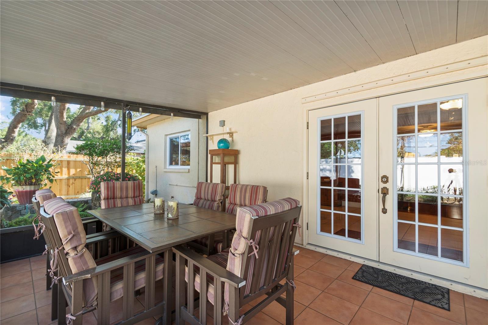 Screen enclosed porch