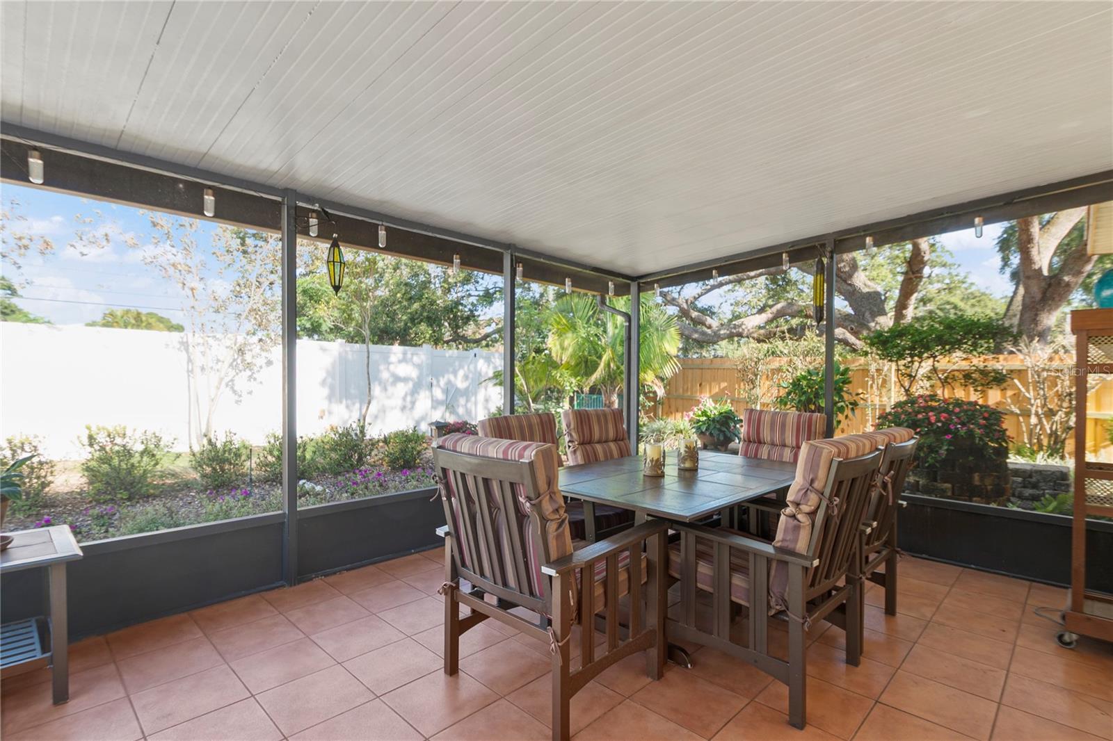 Screen enclosed porch