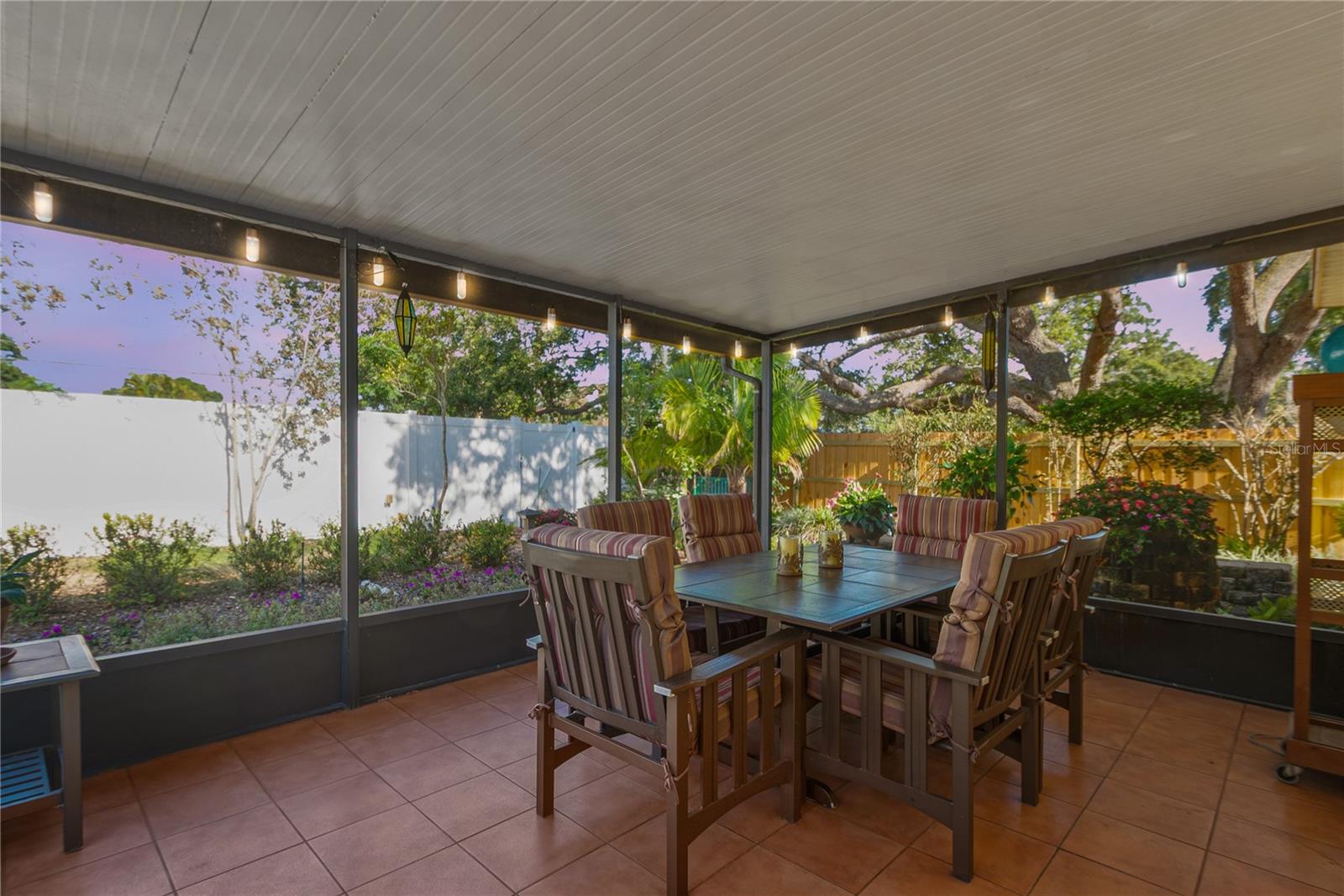 Screen enclosed porch