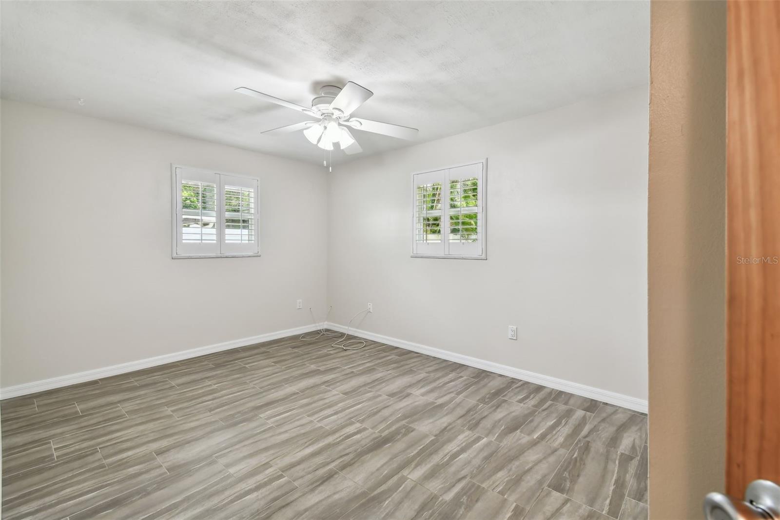 Third bedroom with views to backyard