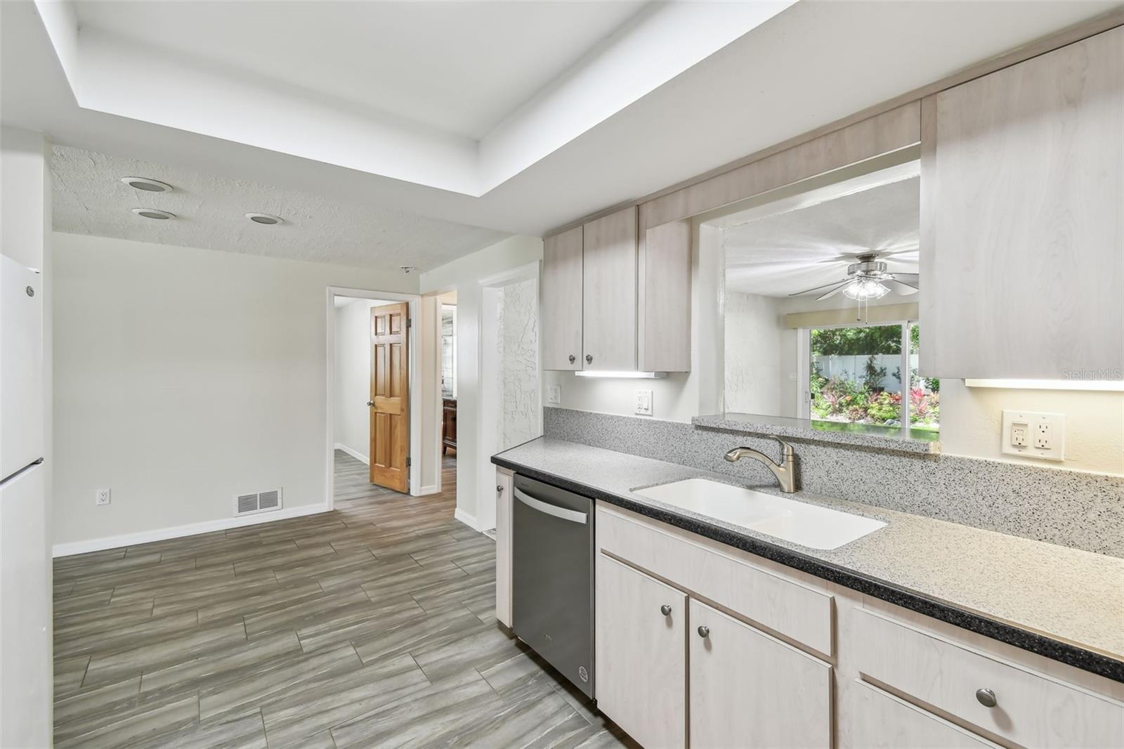 Kitchen and dining area