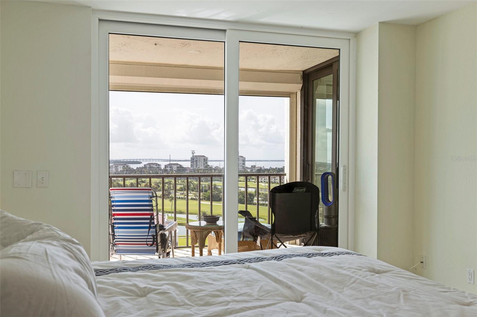 View from primary bedroom