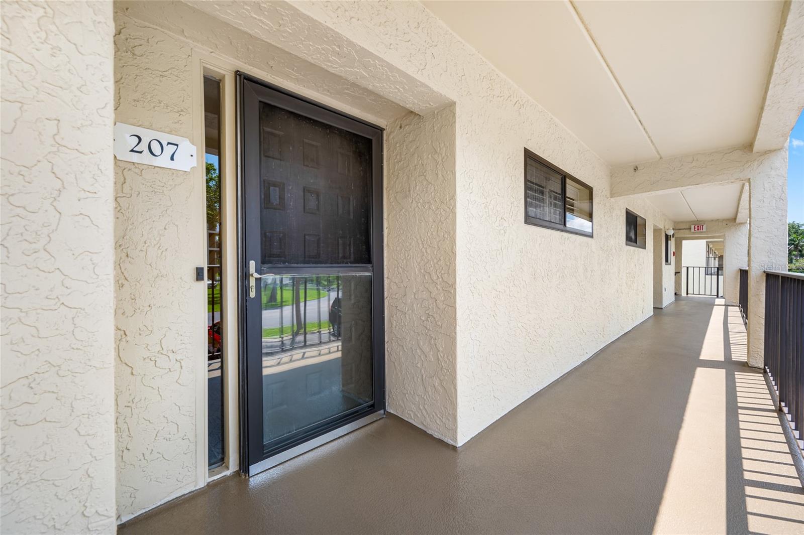 Front of unit