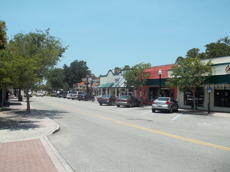 Downtowns quaint shops & resturants