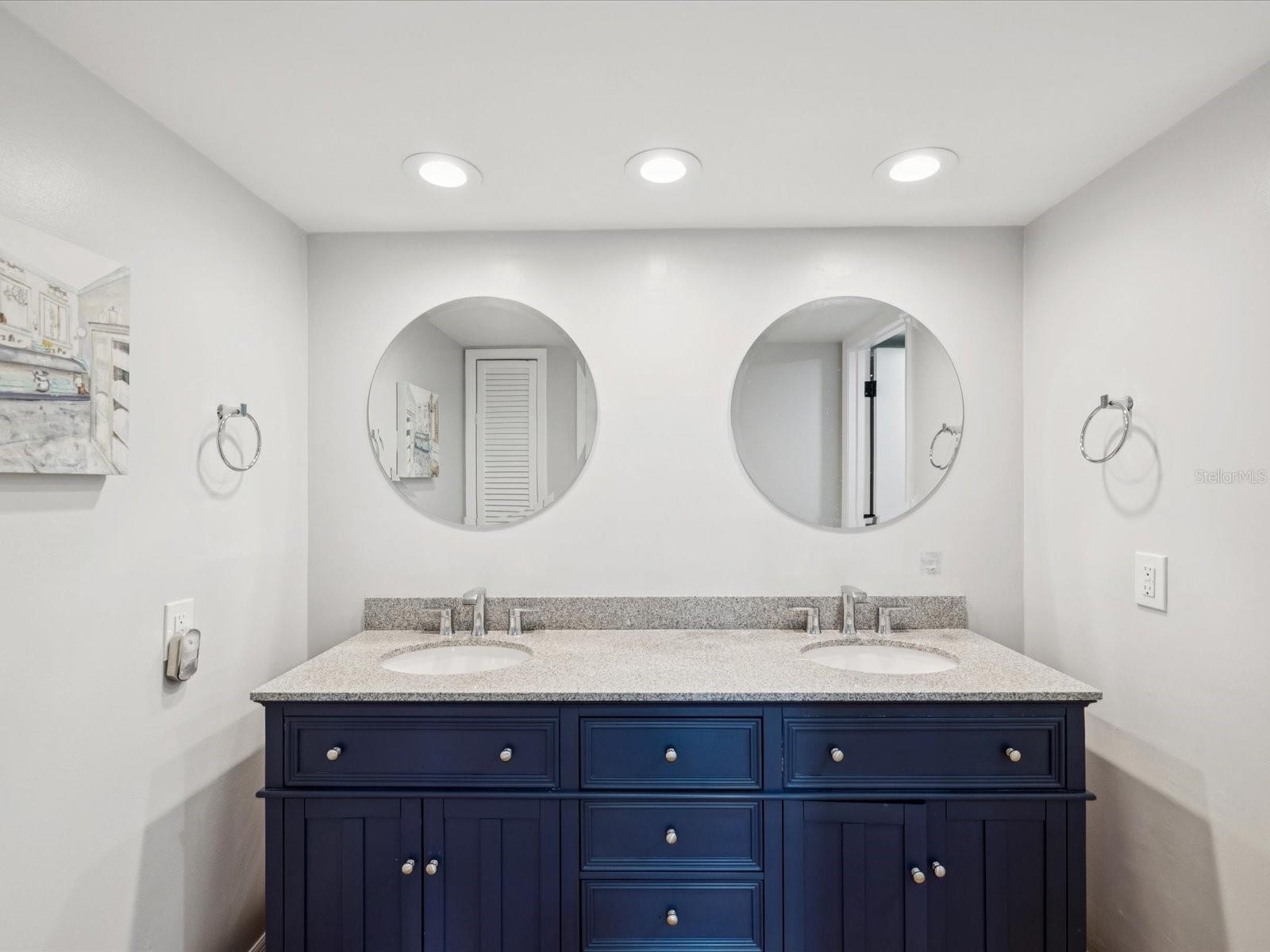 Double Sinks in Primary Bathroom