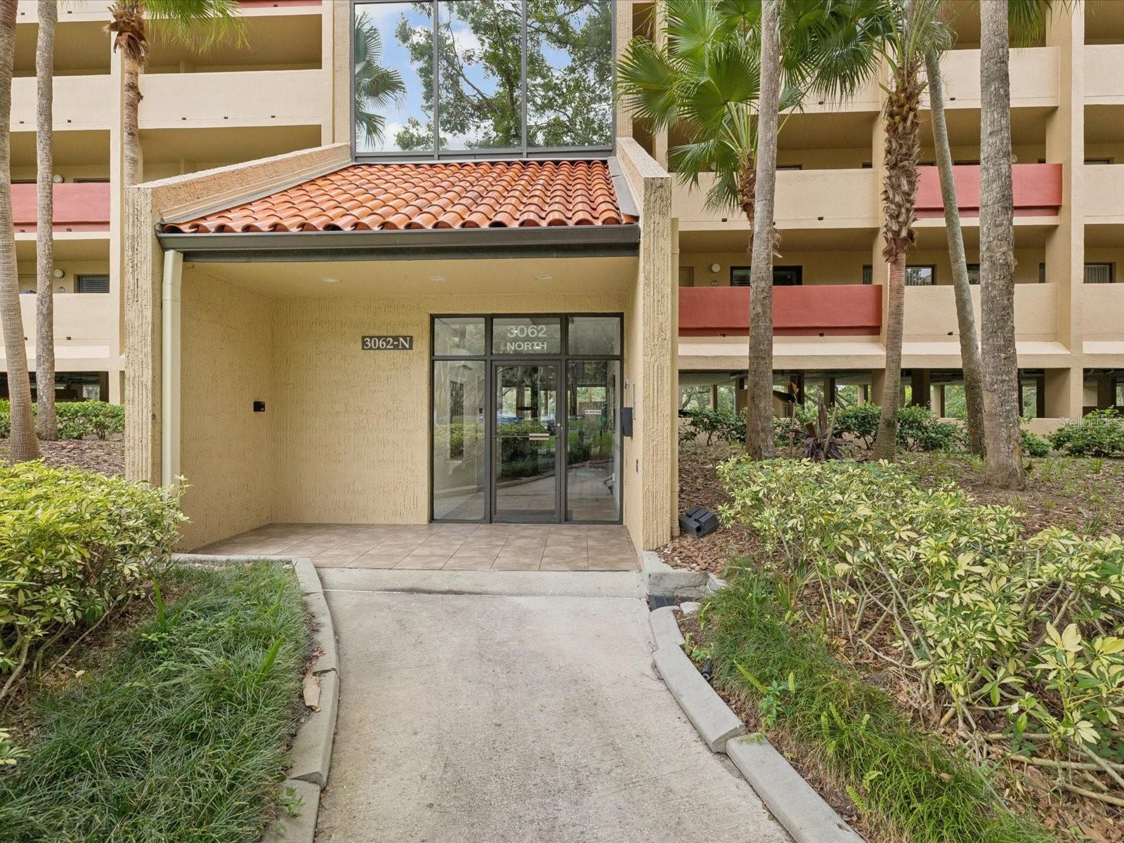Front Entrance to the building