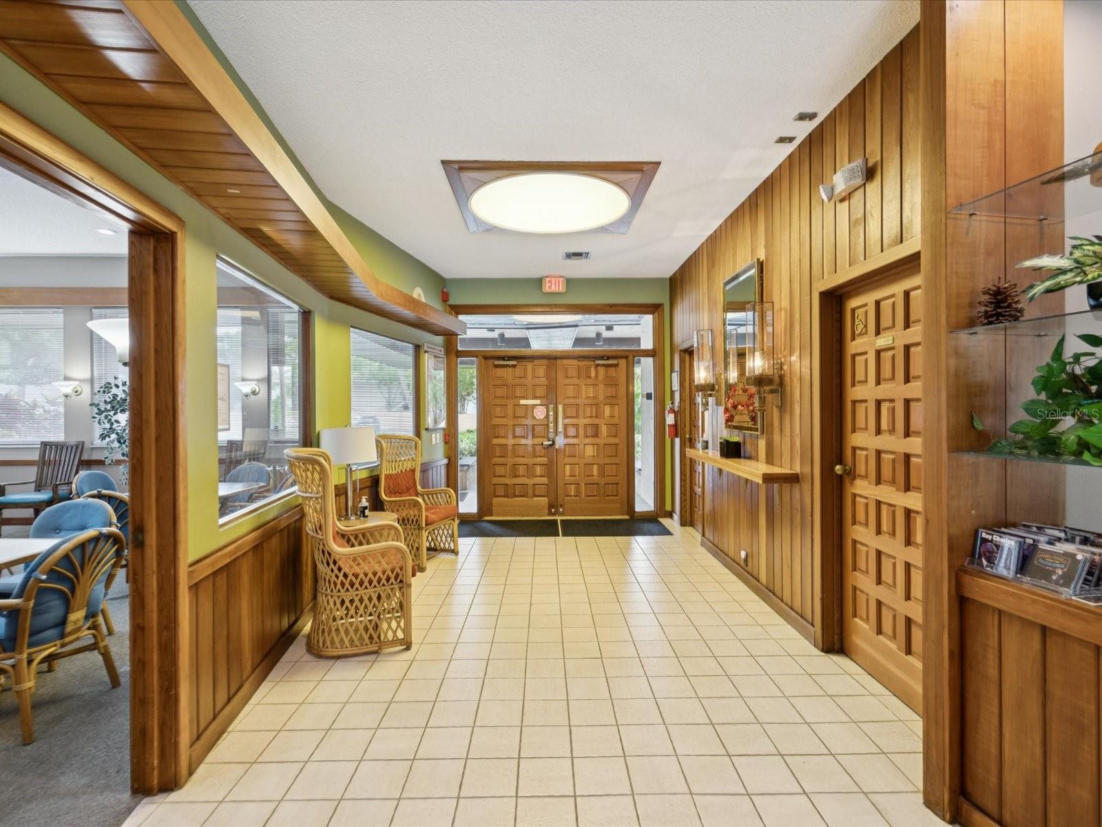 Entry to Clubhouse