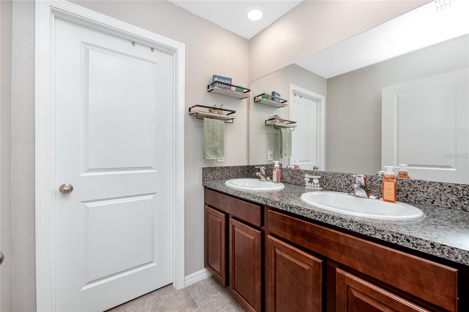 Bathroom at 7034 Emerald Spring Lp, New Port Richey, FL 34653 at Copperspring