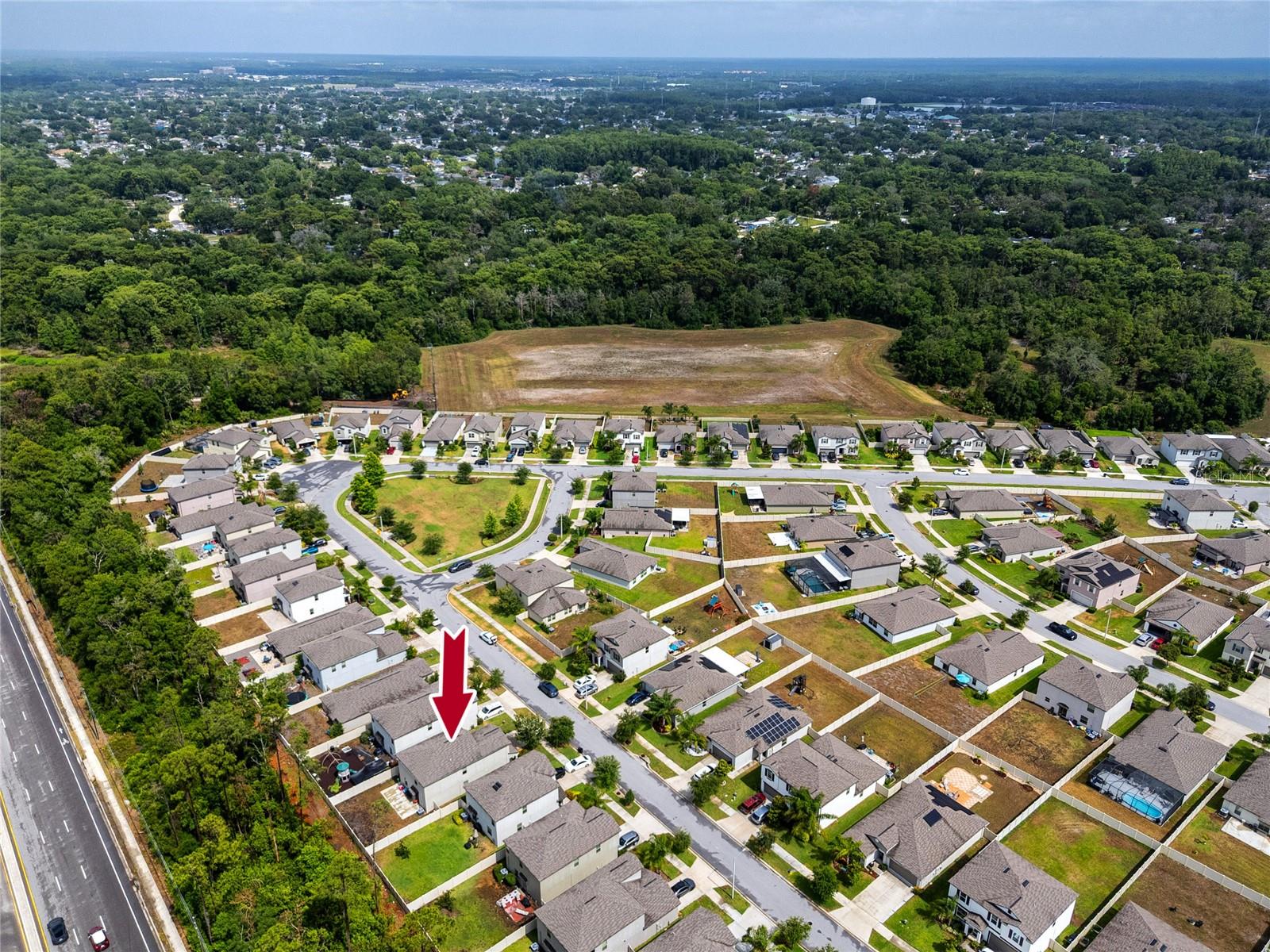 Aerial view of Copperspring