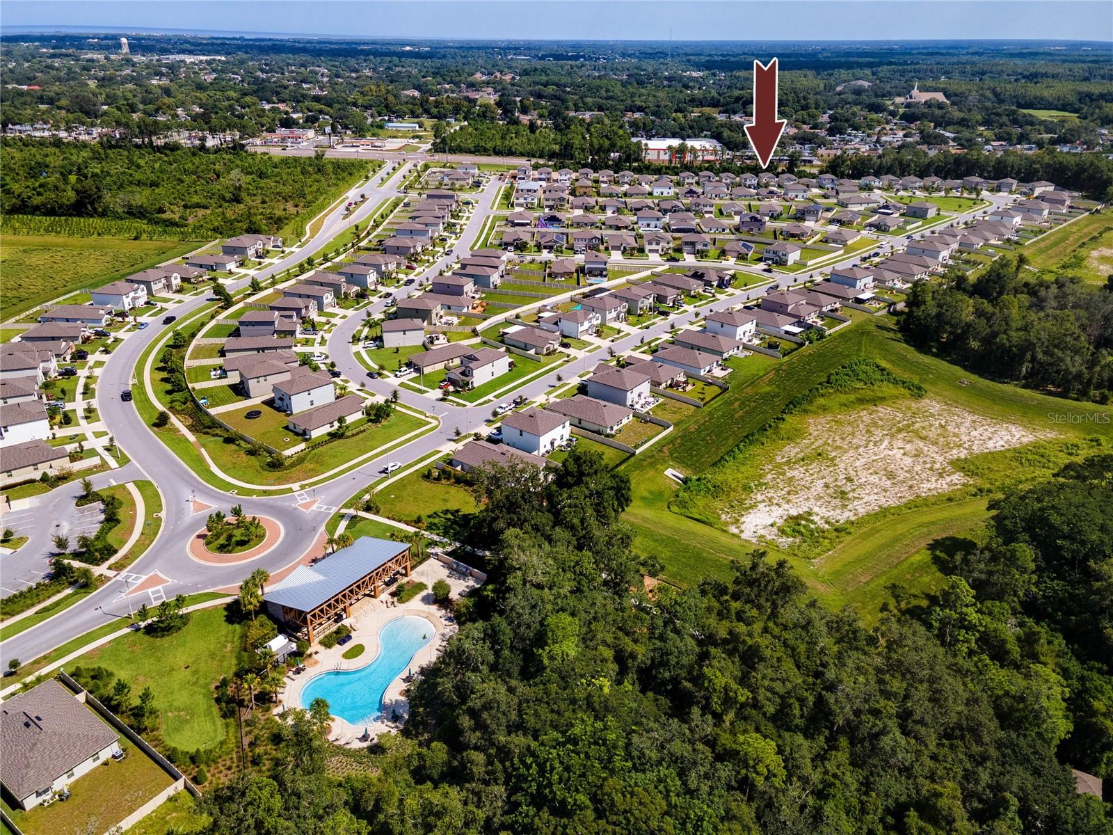 Aerial view of Copperspring