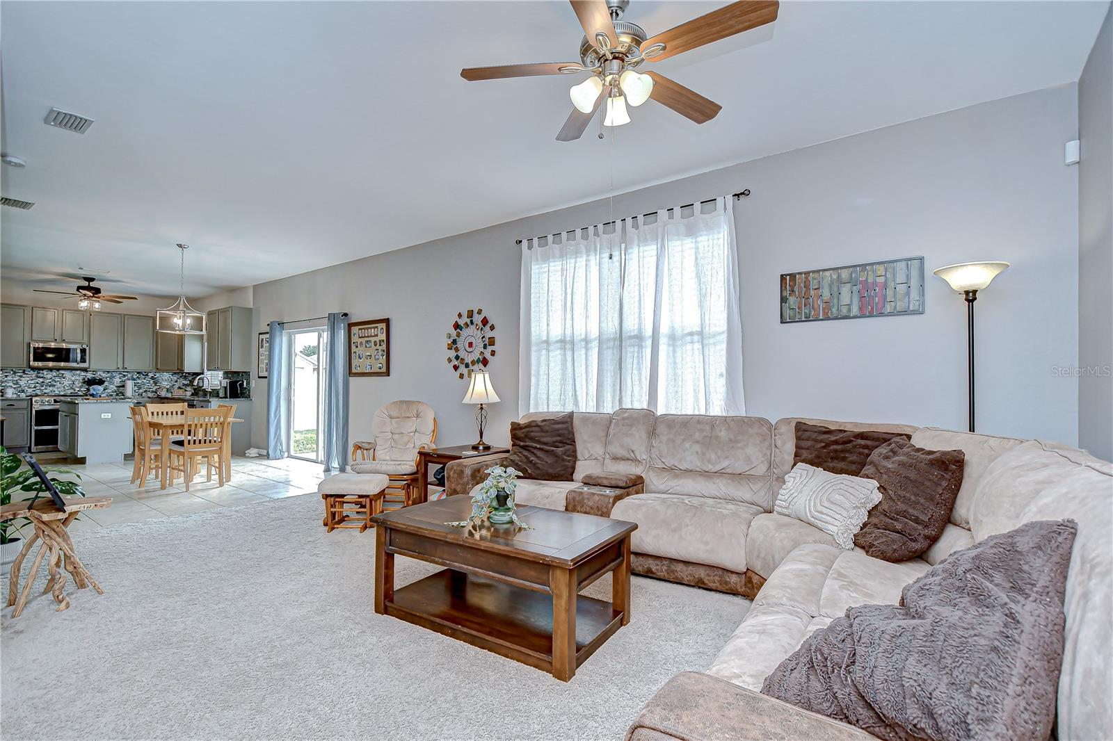 Family room sits just off the kitchen—perfect for everyday living!
