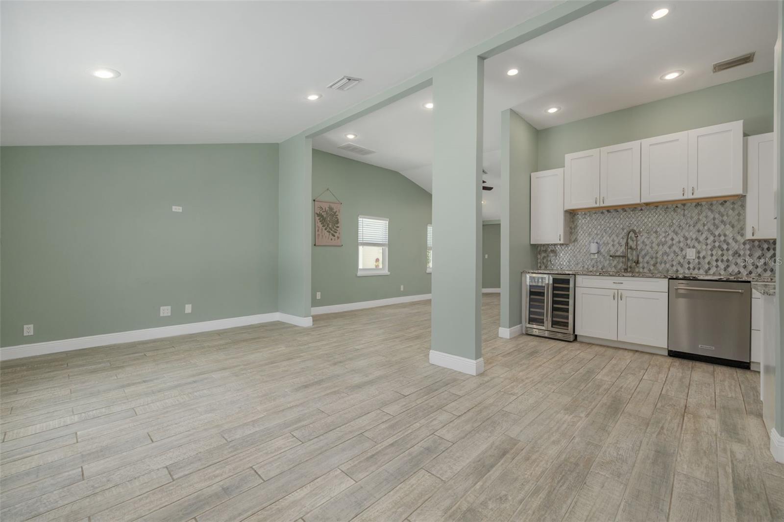 Great room from Front Door