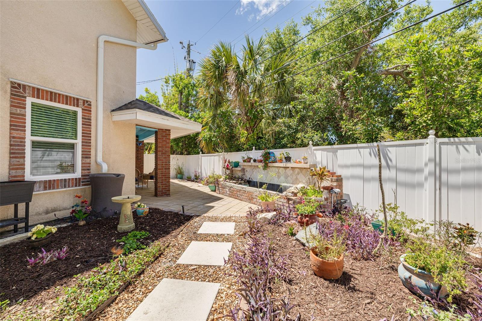 Garden area
